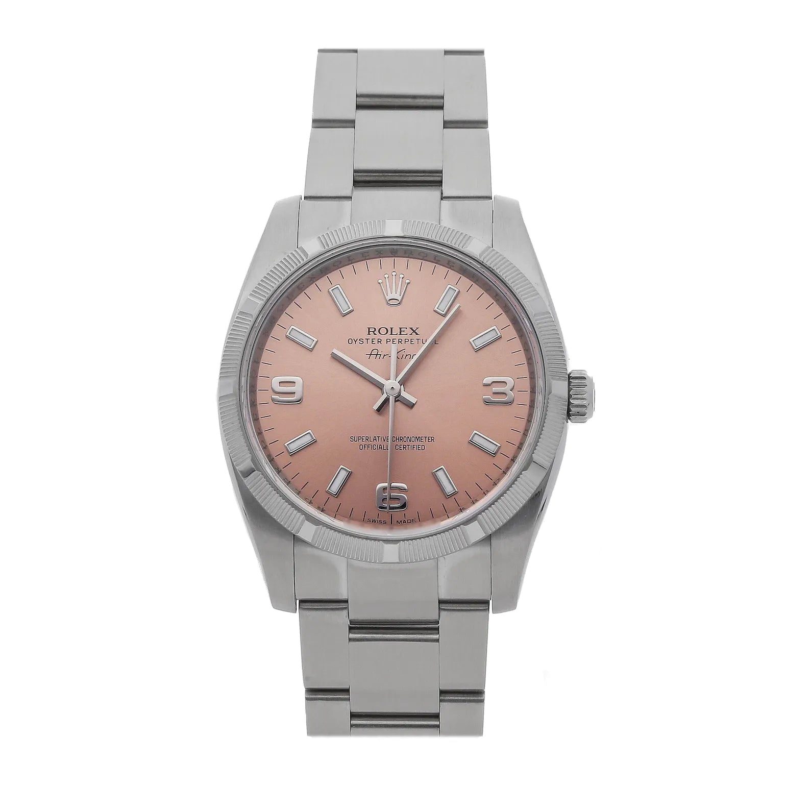 rolex air king 114210 ref 114210 pnk ix ar oys