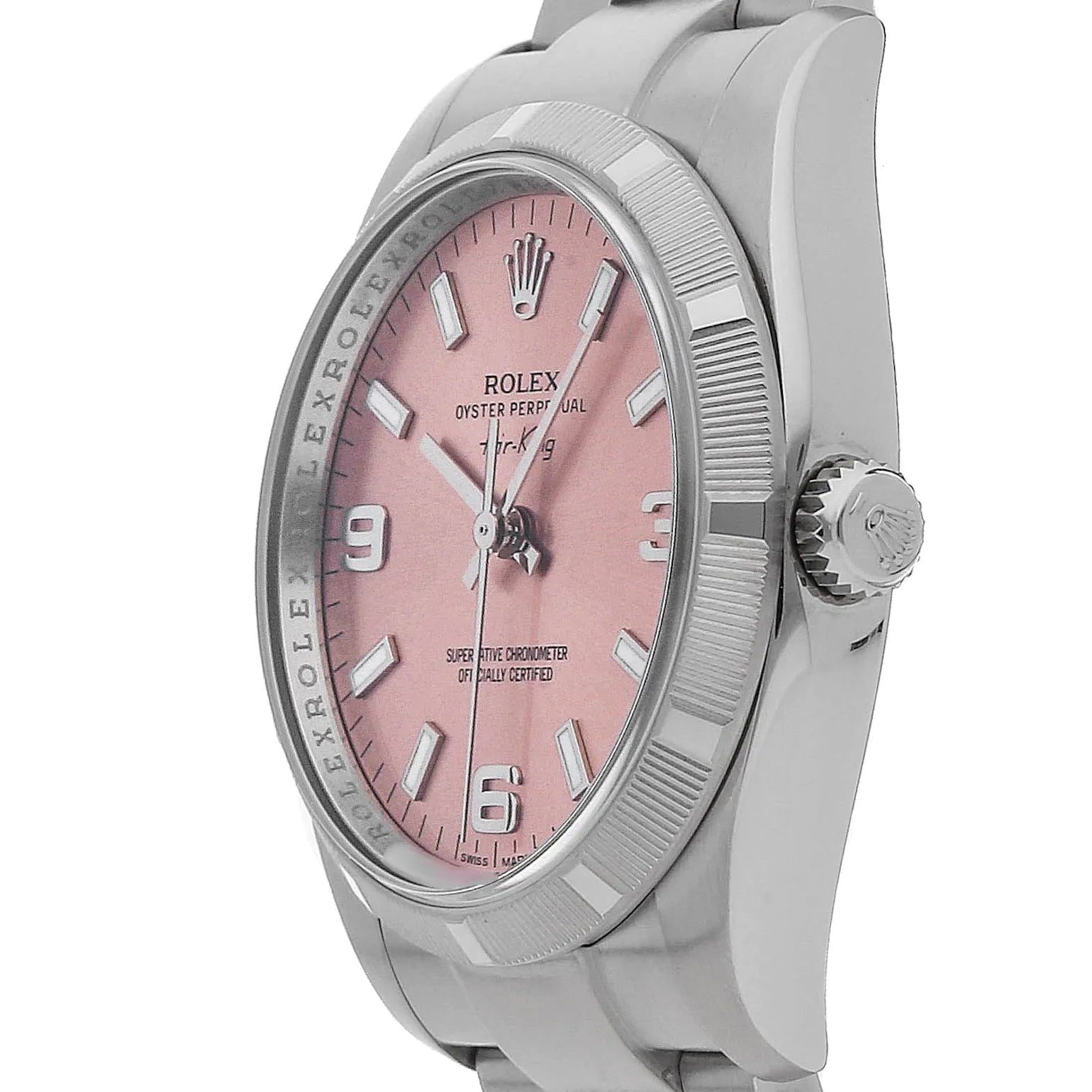 rolex air king 114210 ref 114210 pnk ix ar oys