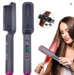 electric hot comb multifunctional straight hair straightener comb negative